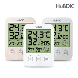 [휴비딕 공식] 디지털 온습도계 HT-7 시계 아이콘 표시